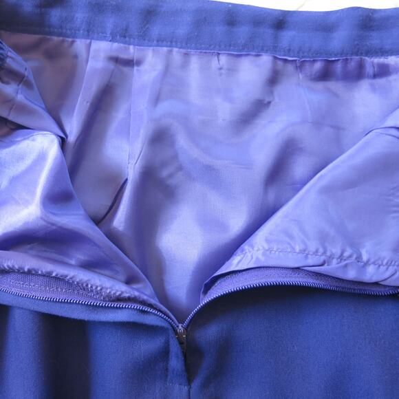 VINTAGE Terrazo Pencil Skirt Size 14 Women Polyester Preppy Academia Secretary - Picture 7 of 11